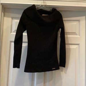 Michael Kors Cowel neck off the shoulder sweater